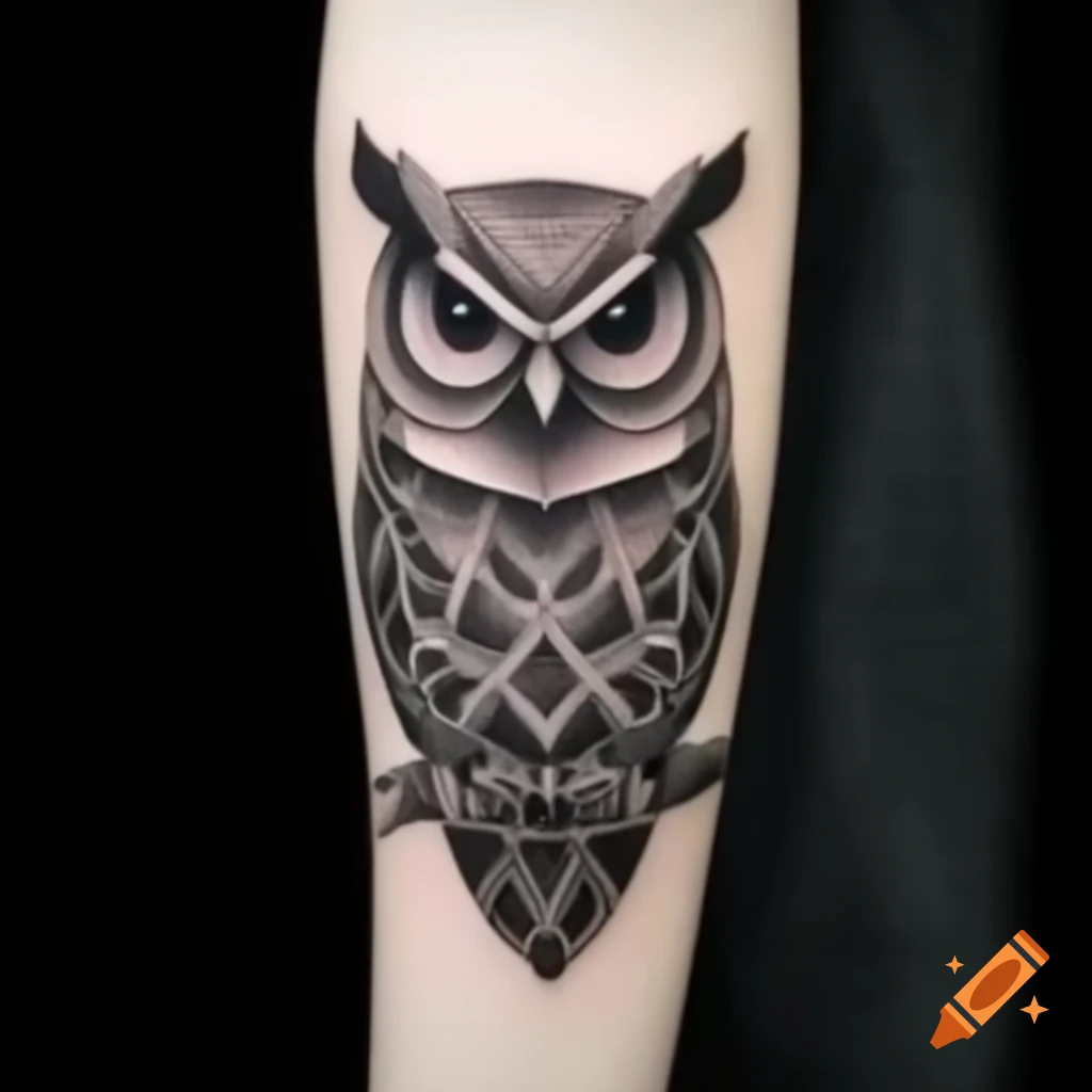 owl tattoos for men 0052