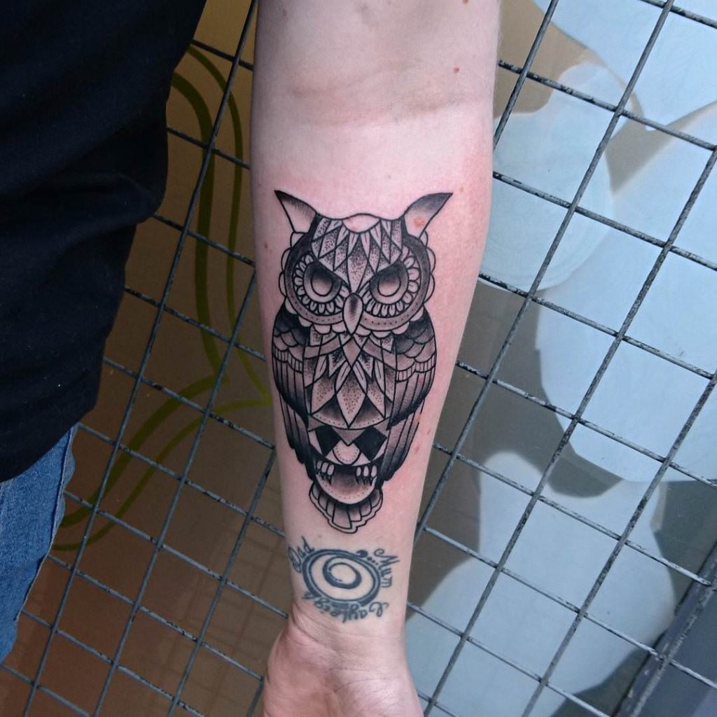 owl tattoos for men 0055