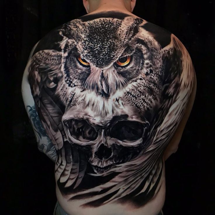 owl tattoos for men 0059