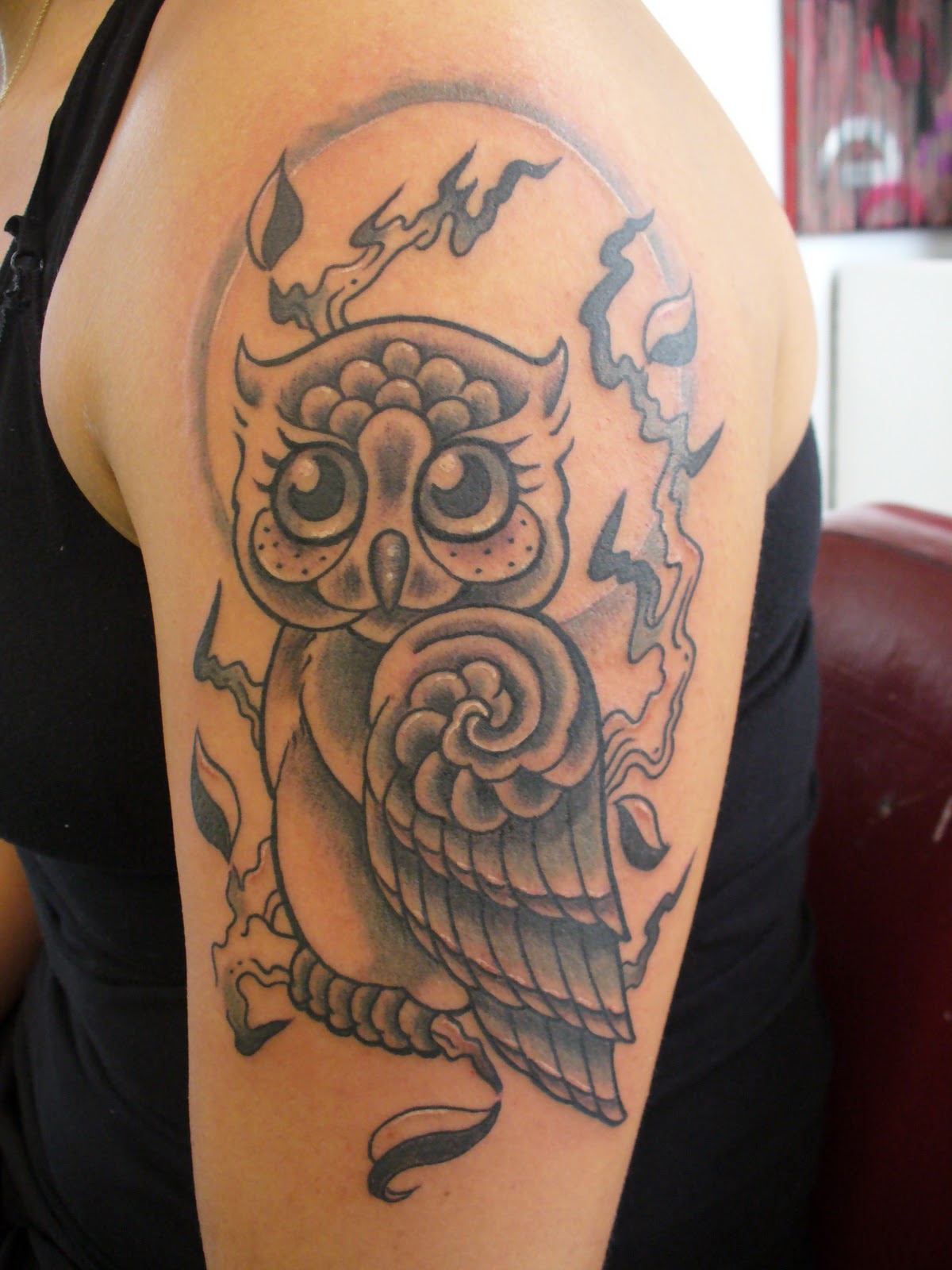 owl tattoos for men 0060