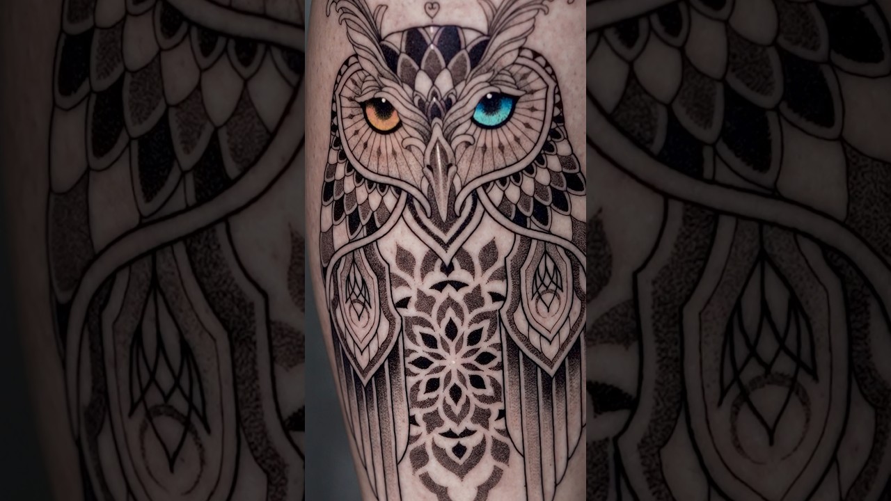 owl tattoos for men 0062