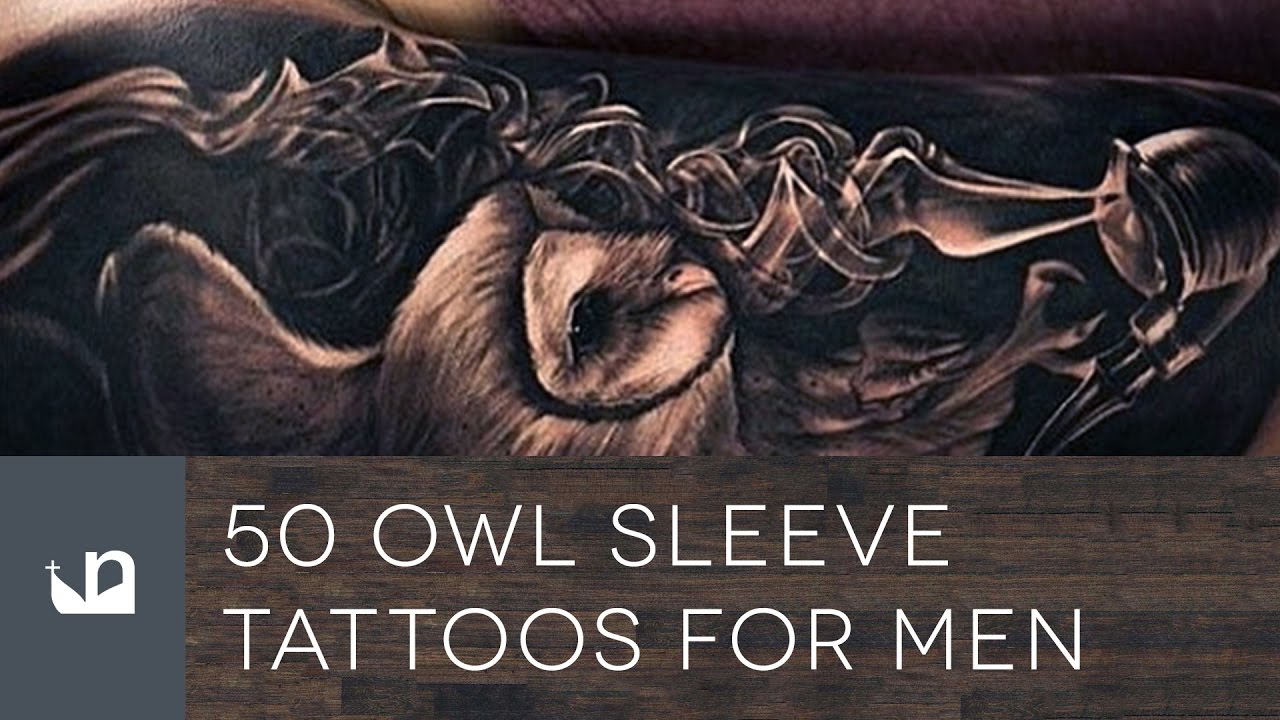 owl tattoos for men 0076