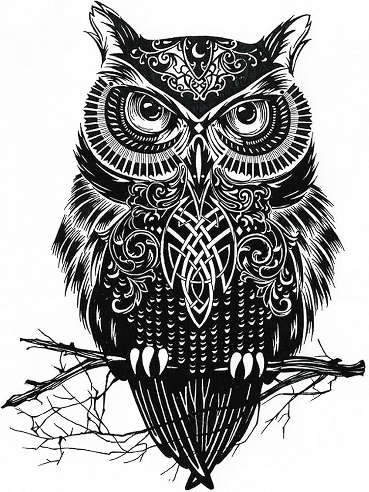 owl tattoos for men 0077