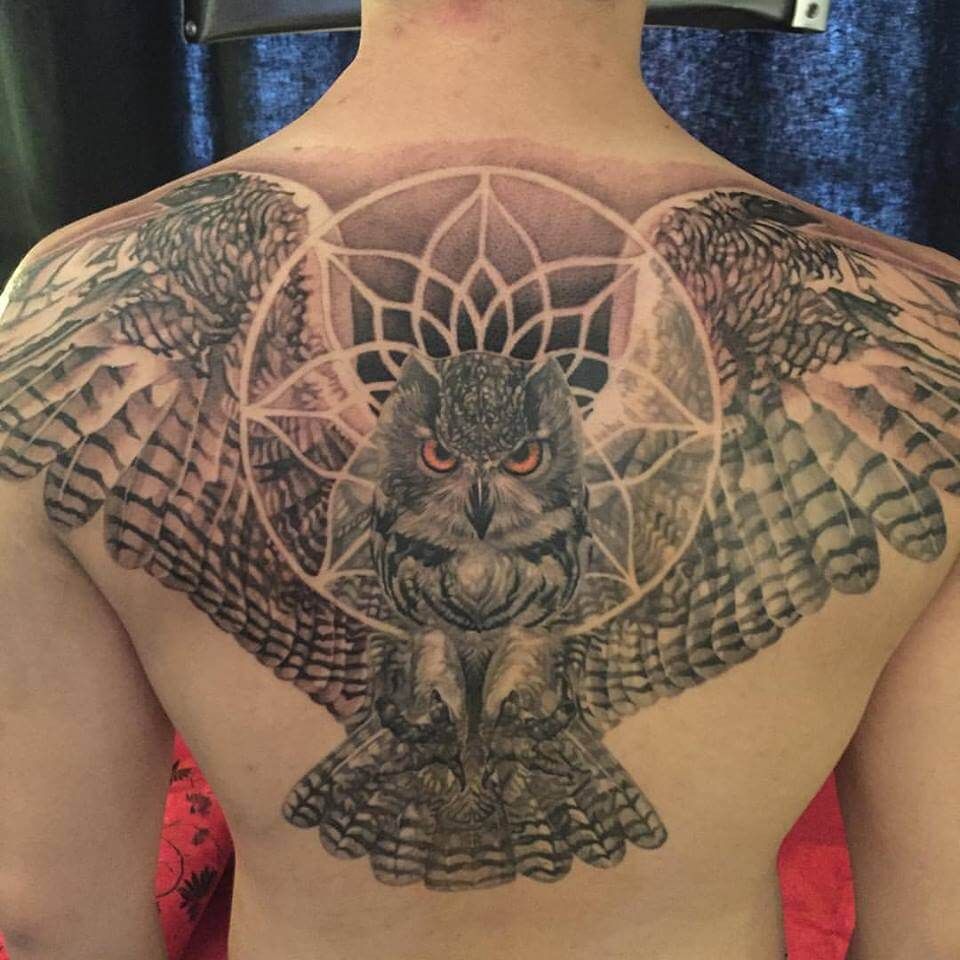 owl tattoos for men 0078