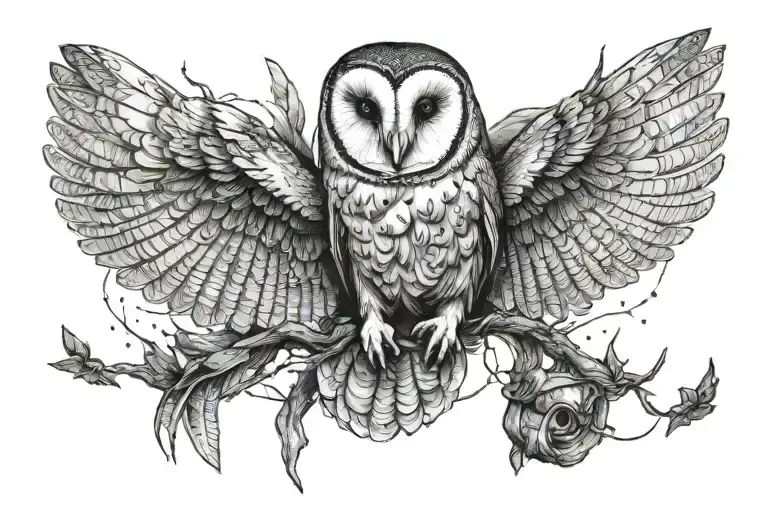 owl tattoos for men 0084