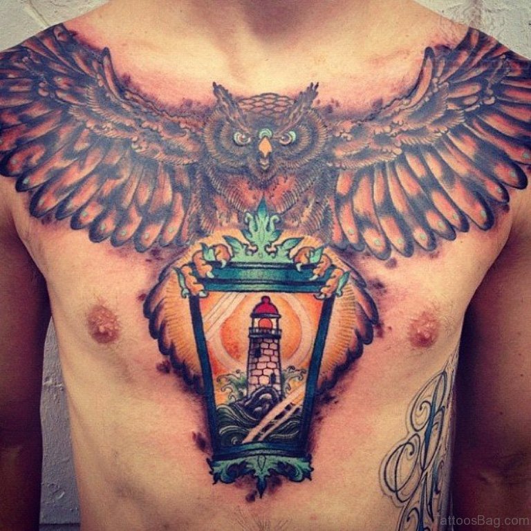 owl tattoos for men 0086