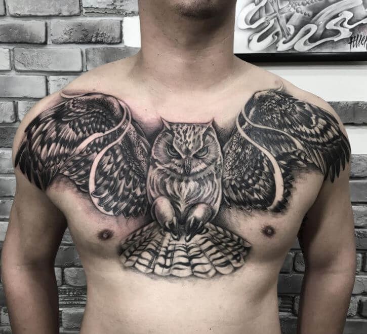 owl tattoos for men 0088