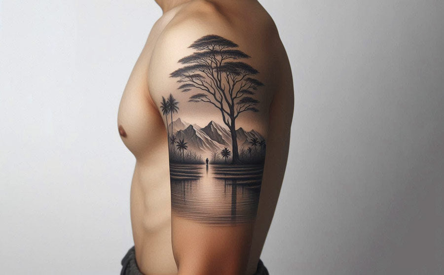 palm size tattoos for men 0048