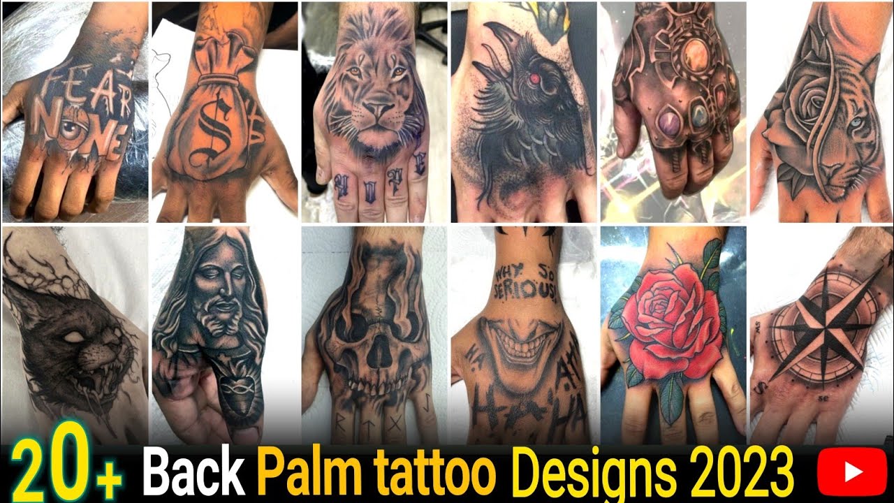 palm tattoos for men meaning