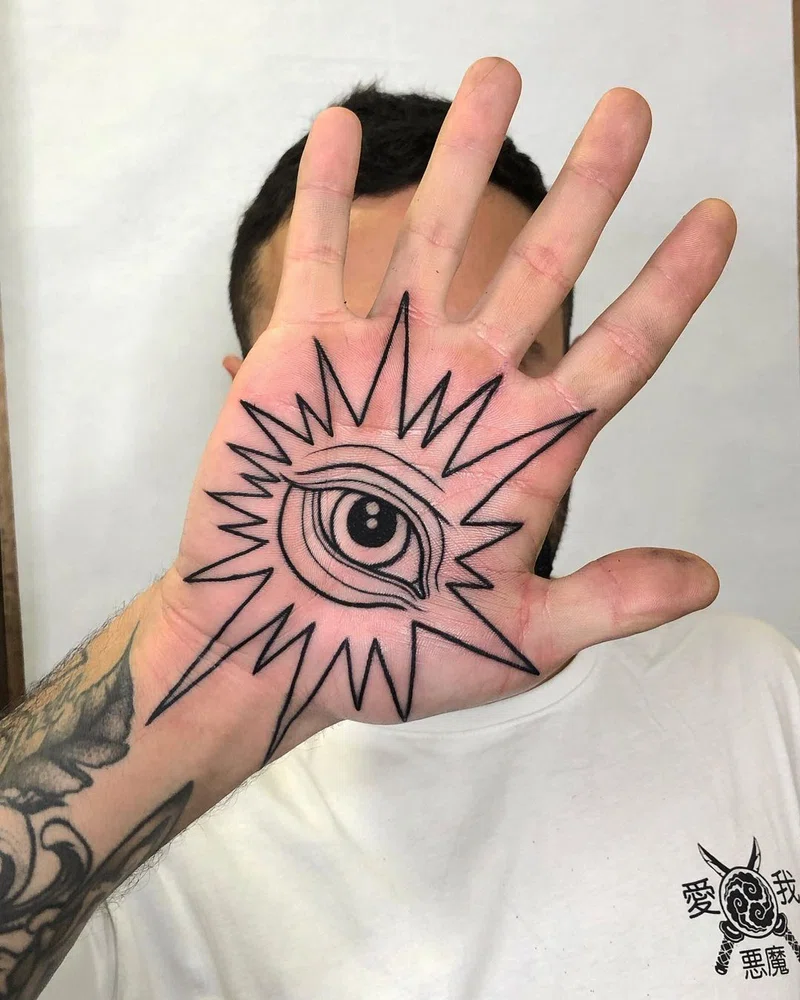 palm tattoos for men 0027