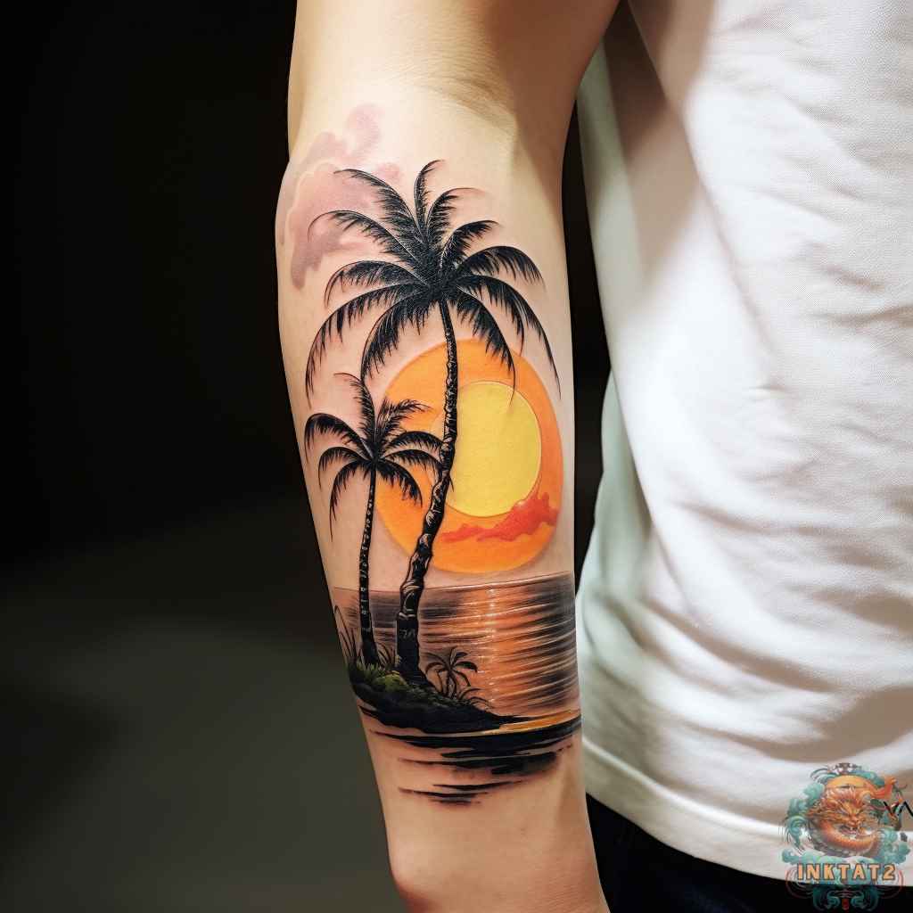 palm tree tattoos for men 0010