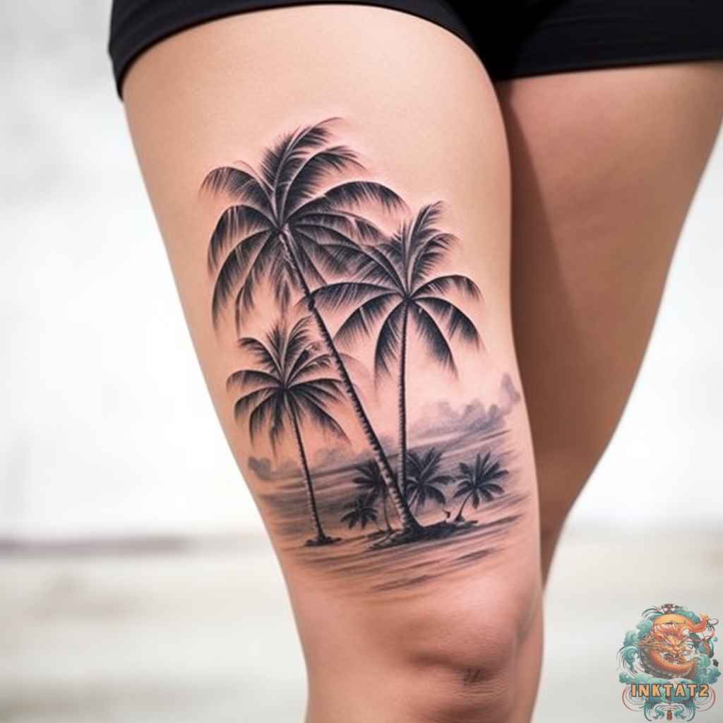 palm tree tattoos for men 0014