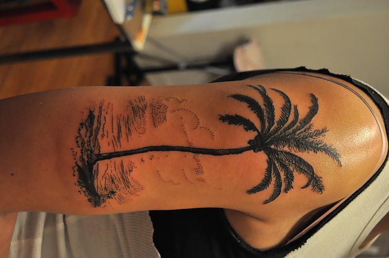 palm tree tattoos for men 0038