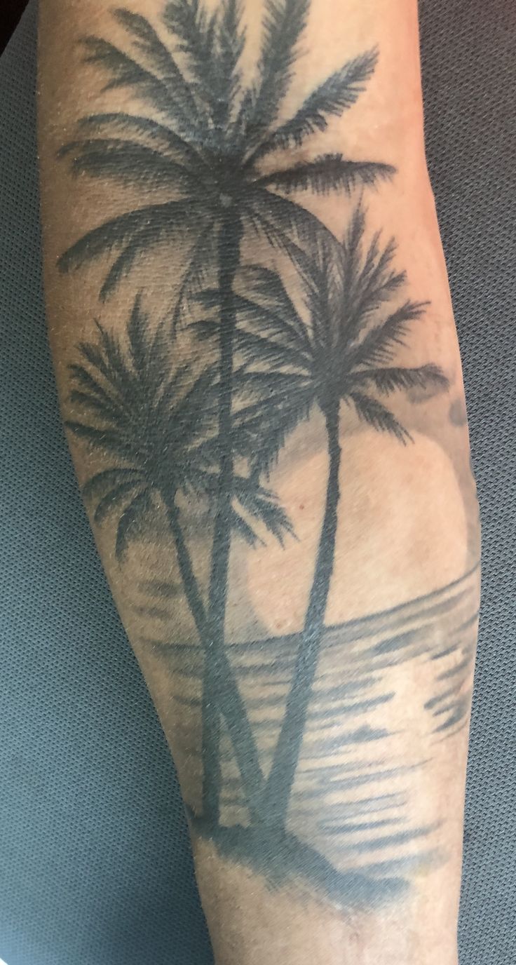 palm tree tattoos for men 0039