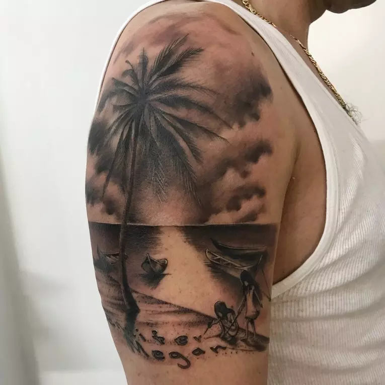 palm tree tattoos for men 0042