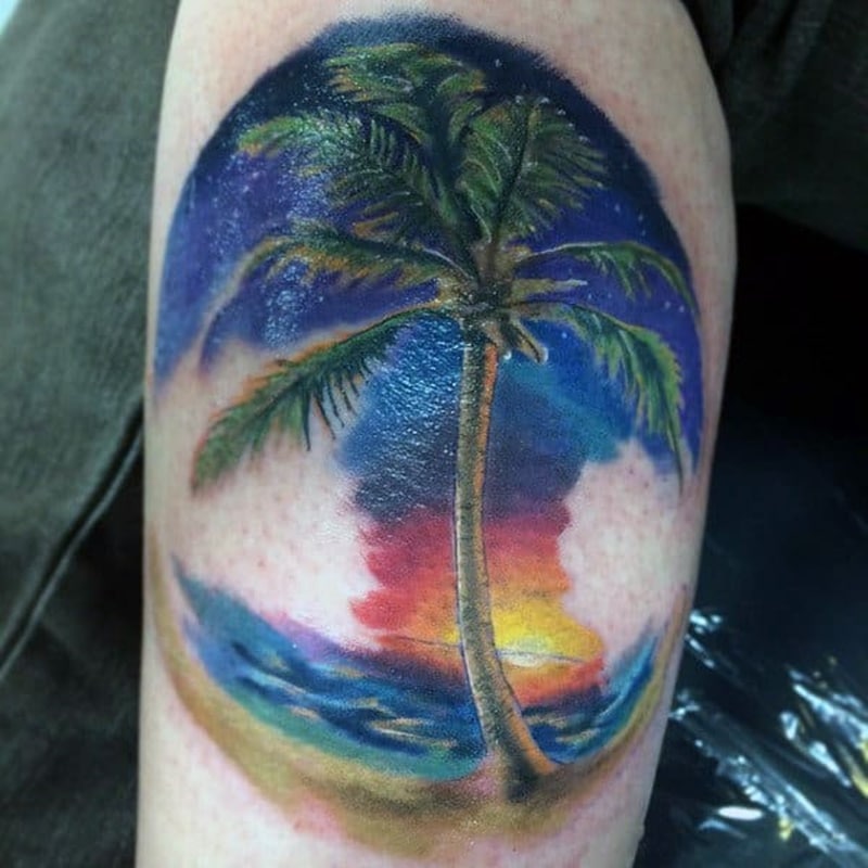 palm tree tattoos for men 0064