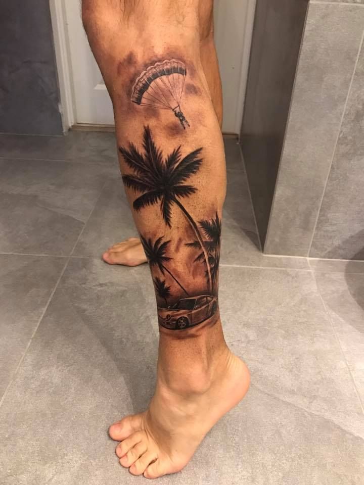 palm tree tattoos for men 0074