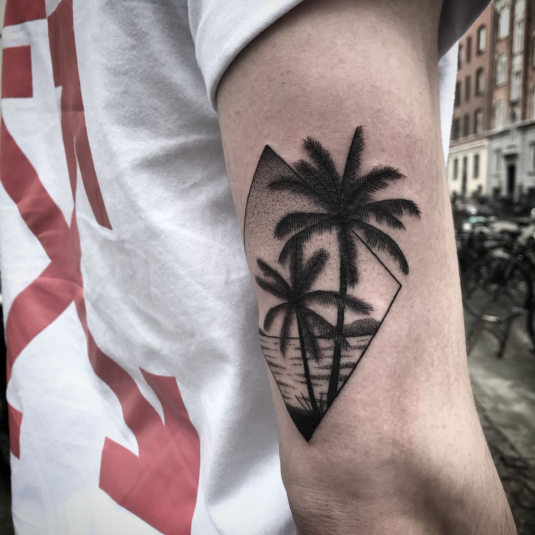 palm tree tattoos for men 0082