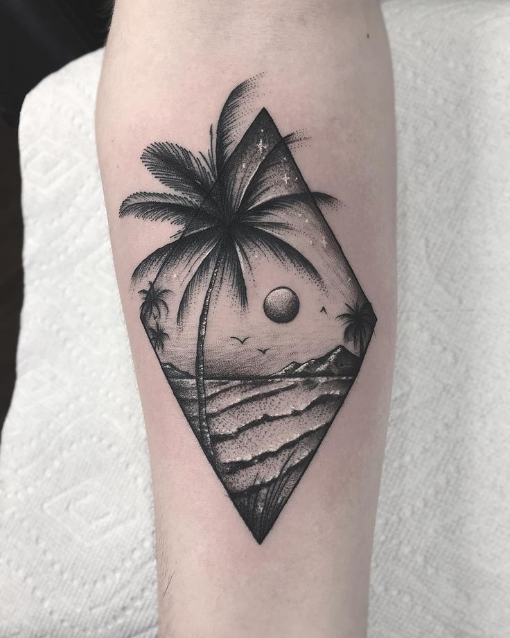 palm tree tattoos for men 0096