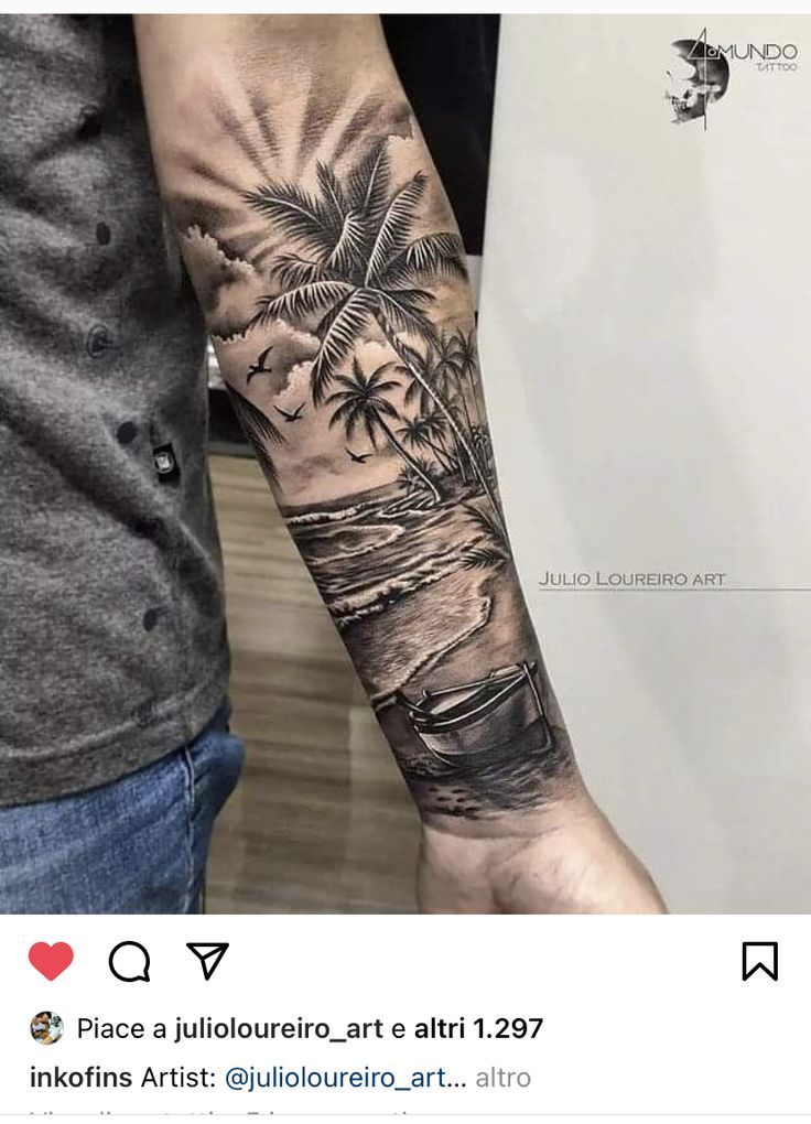 palm tree tattoos for men 0099