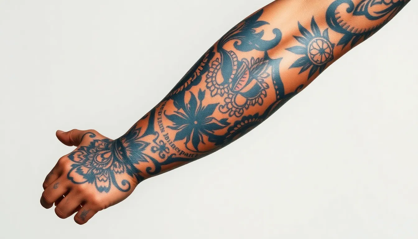 patchwork tattoos for men 0027