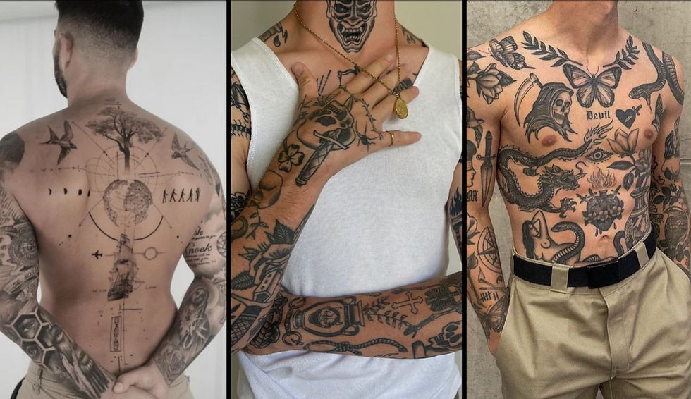 patchwork tattoos for men 0038