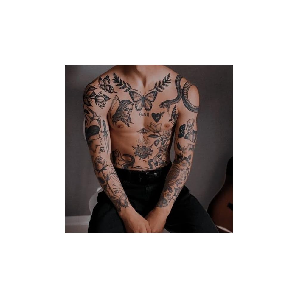 patchwork tattoos for men 0039