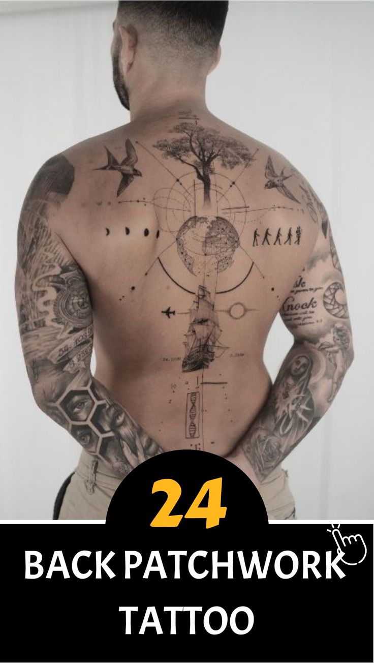 patchwork tattoos for men 0078