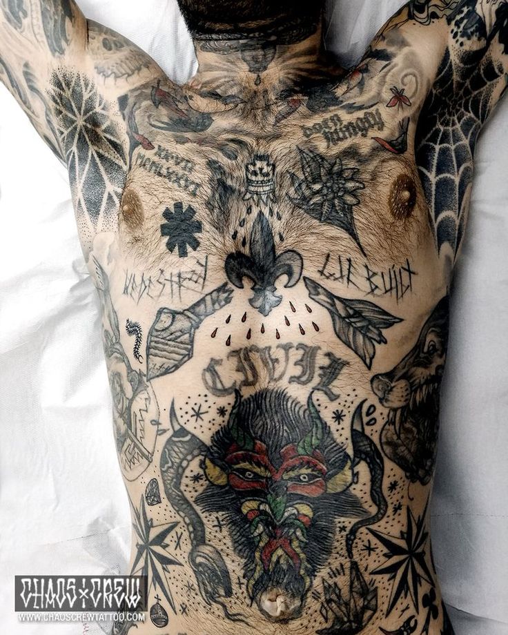 patchwork tattoos for men 0096