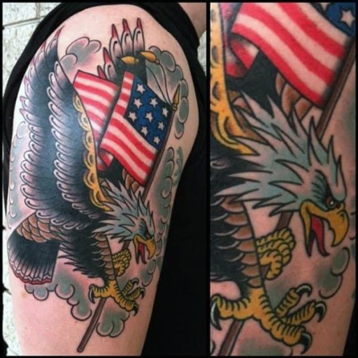 patriotic tattoos for men designs