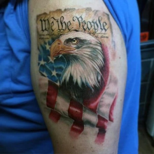 patriotic tattoos for men symbolism