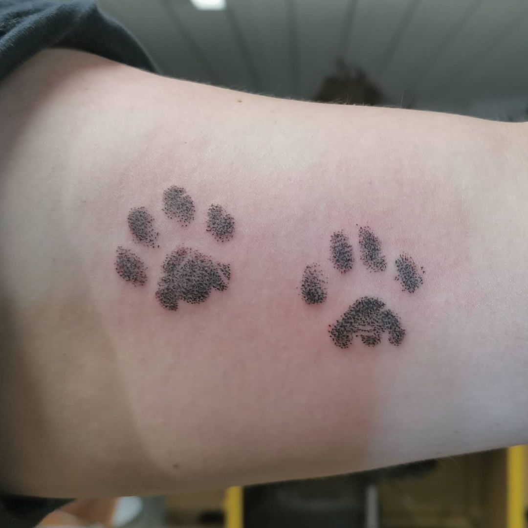 paw print tattoos for men 0010