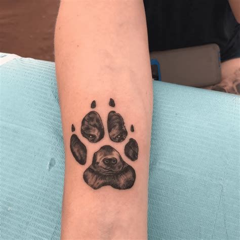 paw print tattoos for men 0014