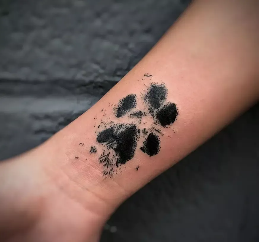 paw print tattoos for men 0019