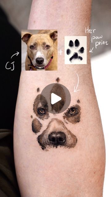 paw print tattoos for men 0037