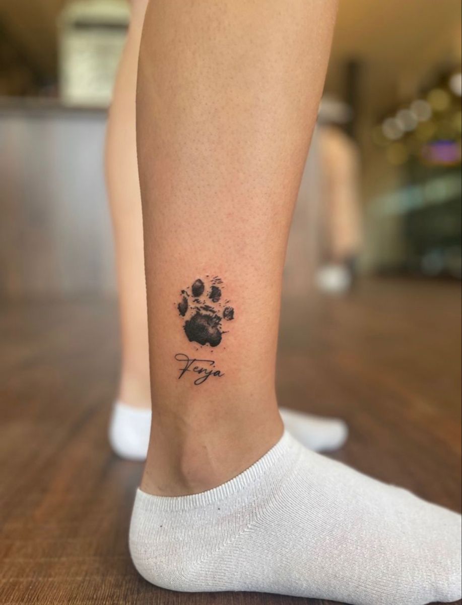 paw print tattoos for men 0039