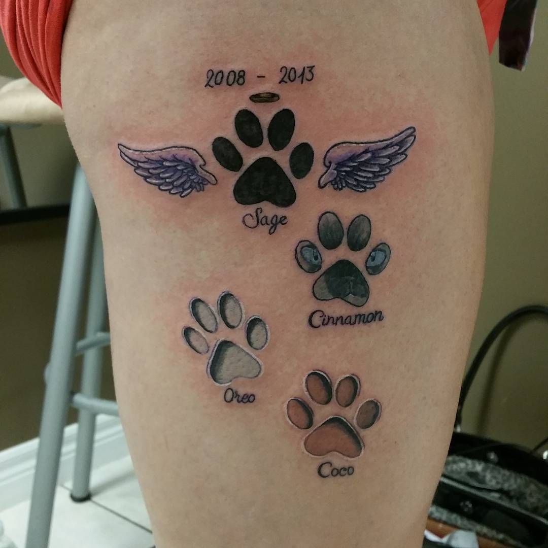 paw print tattoos for men 0044