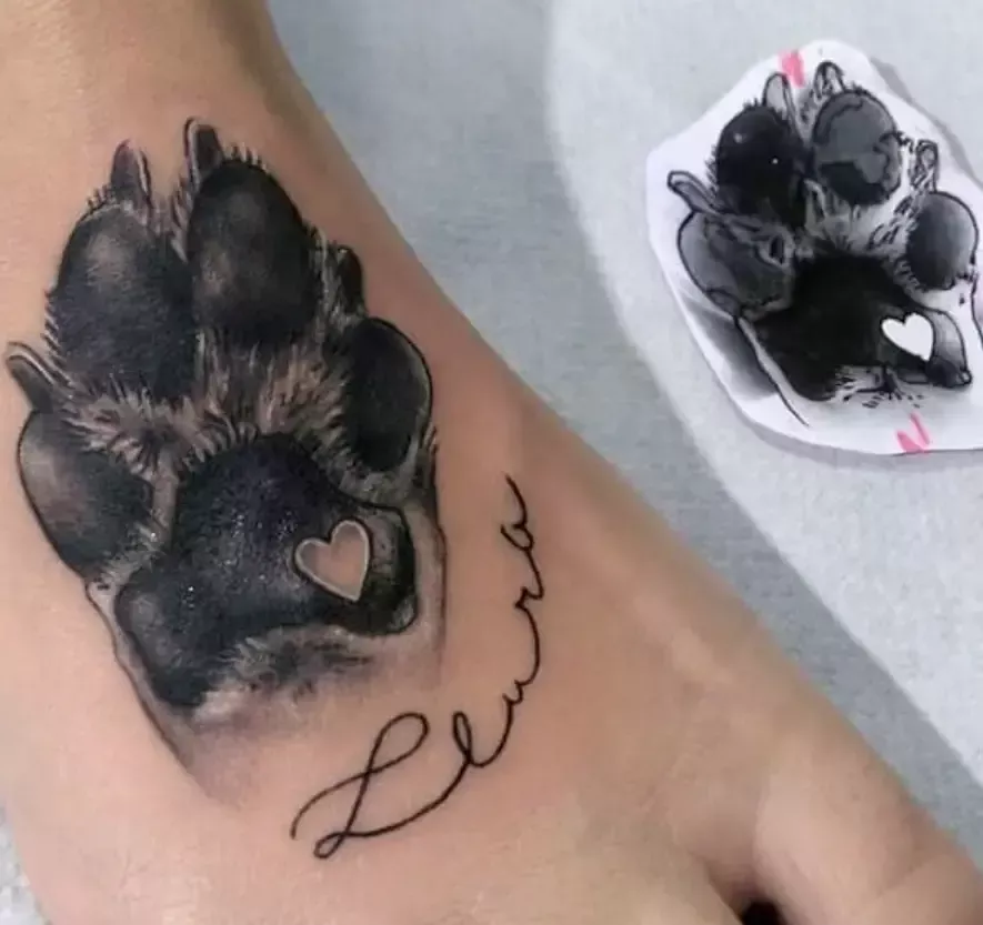 paw print tattoos for men 0091