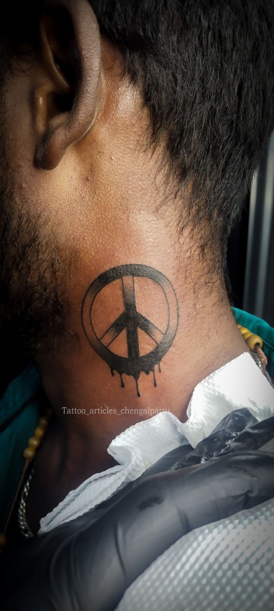 peace tattoo for men