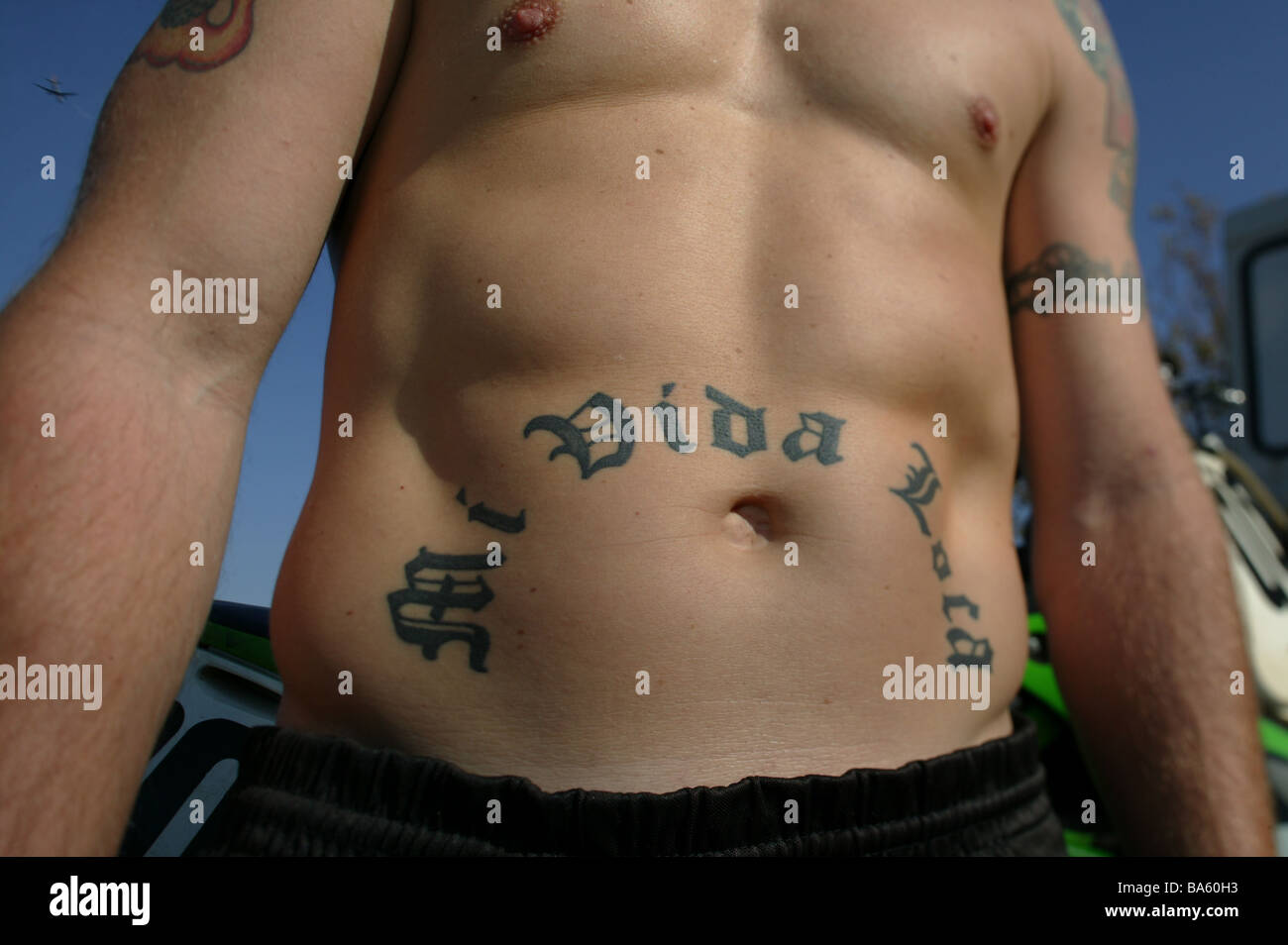 personalized male lower stomach tattoos for men options