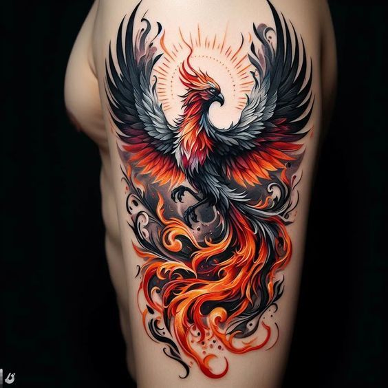 phoenix tattoo ideas for men