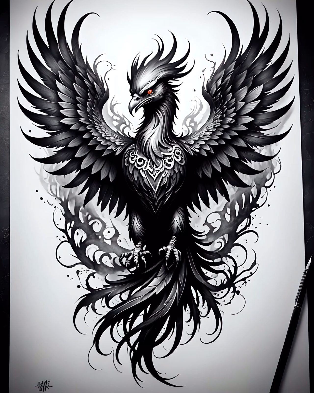 phoenix tattoos for men 0023