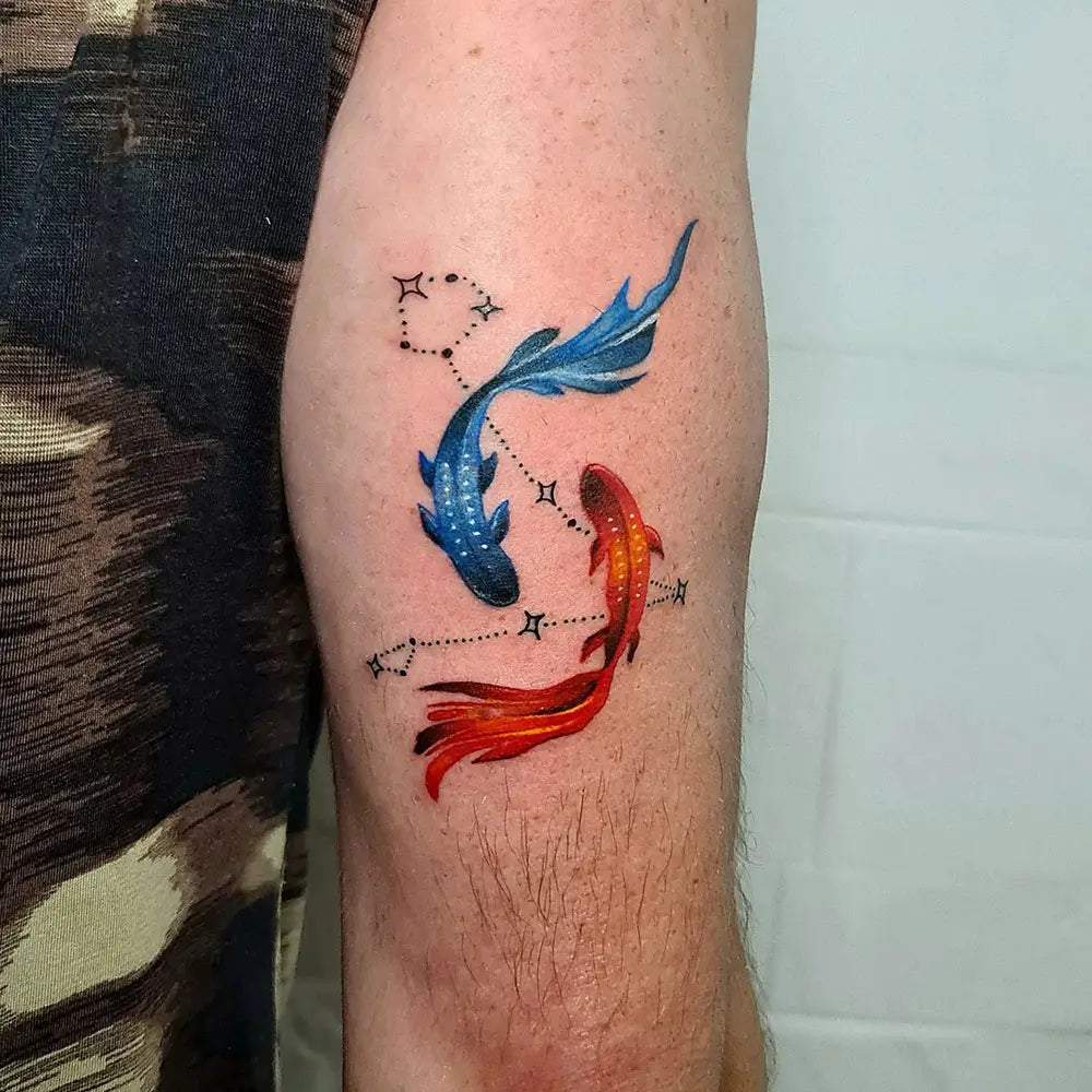 Pisces tattoos for men 0012