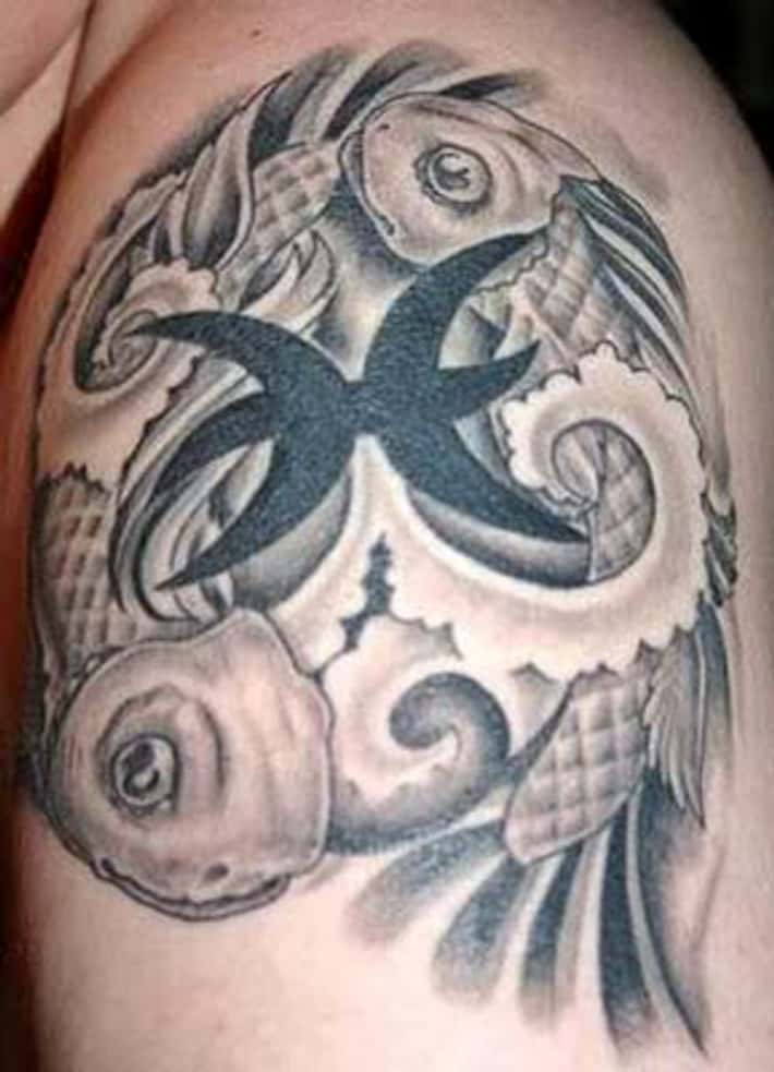 Pisces tattoos for men 0014