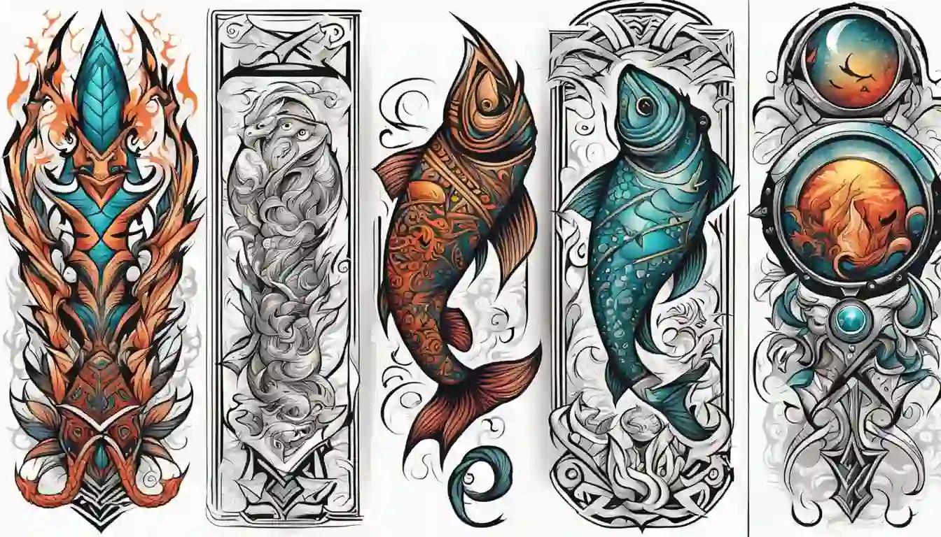 Pisces tattoos for men 0033