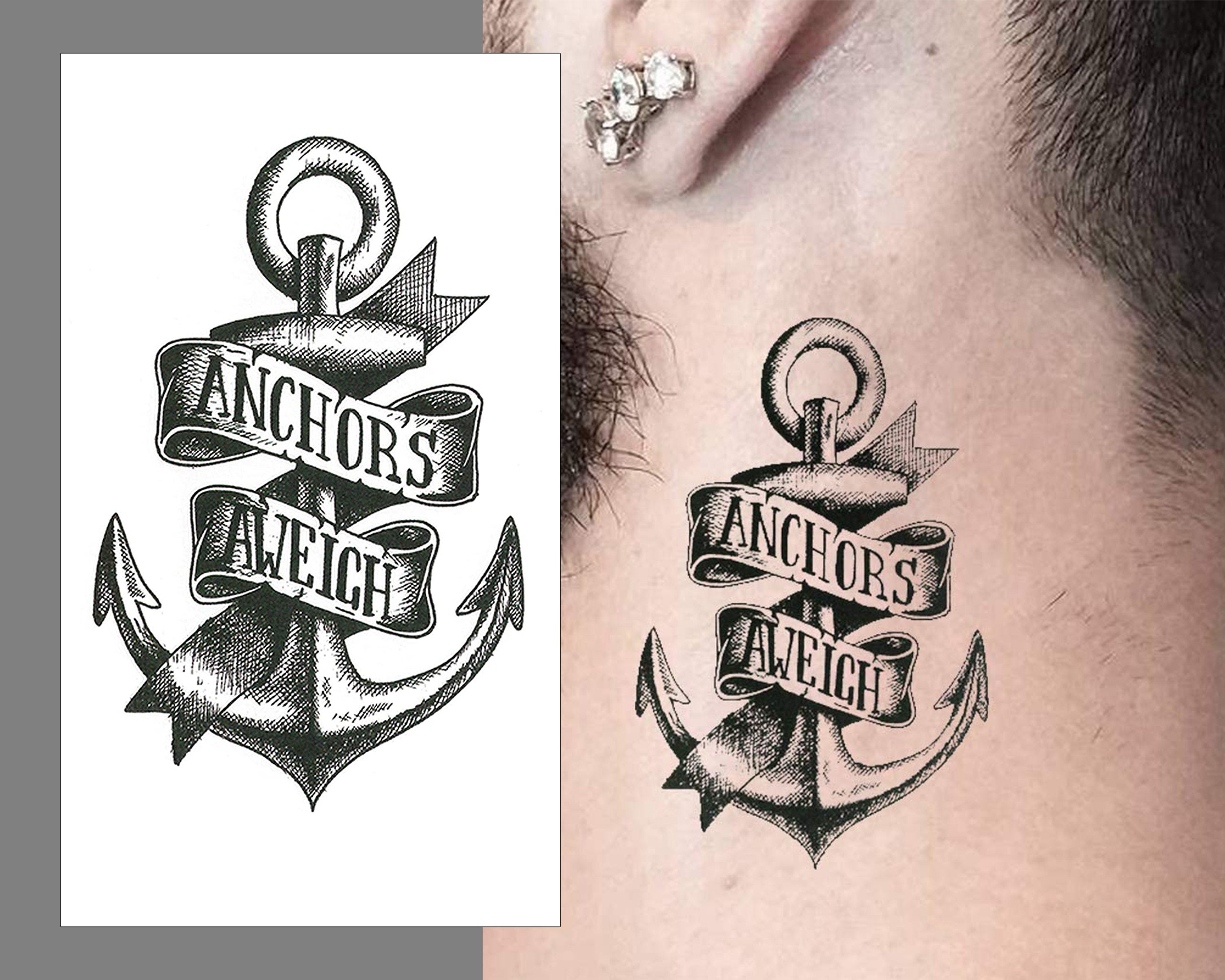 popular anchor tattoos for men designs