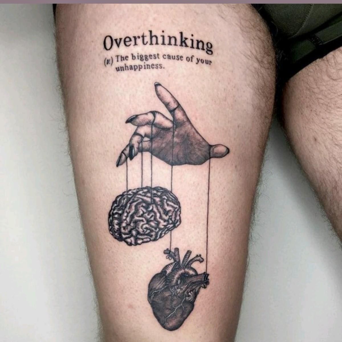 popular anxiety tattoos for men