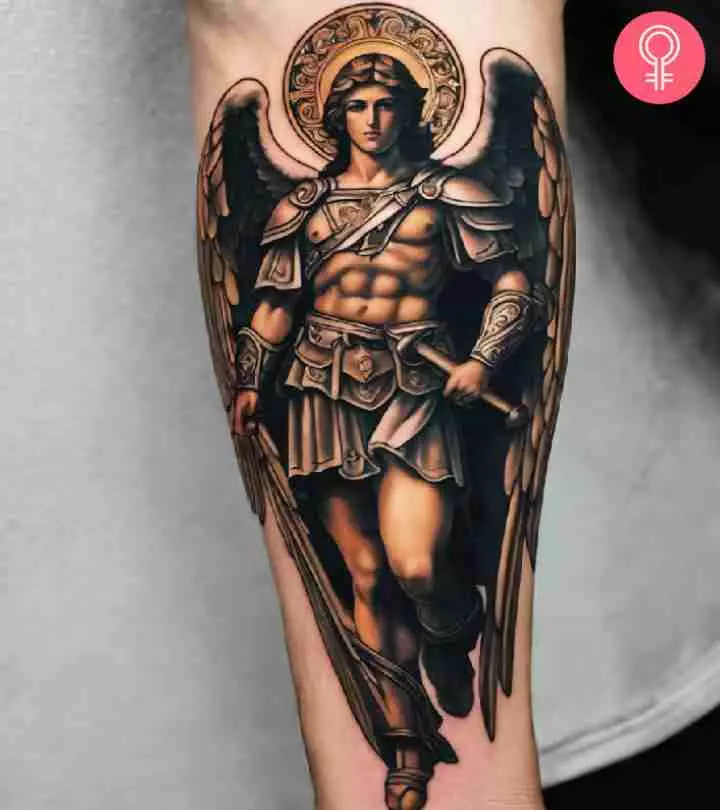 popular archangel tattoo designs for men