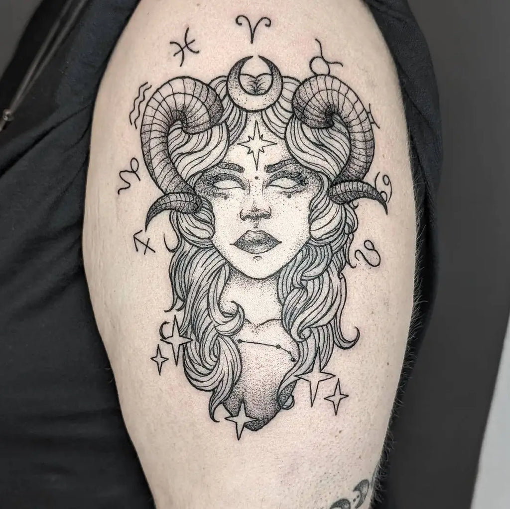 popular Aries tattoos for men choices