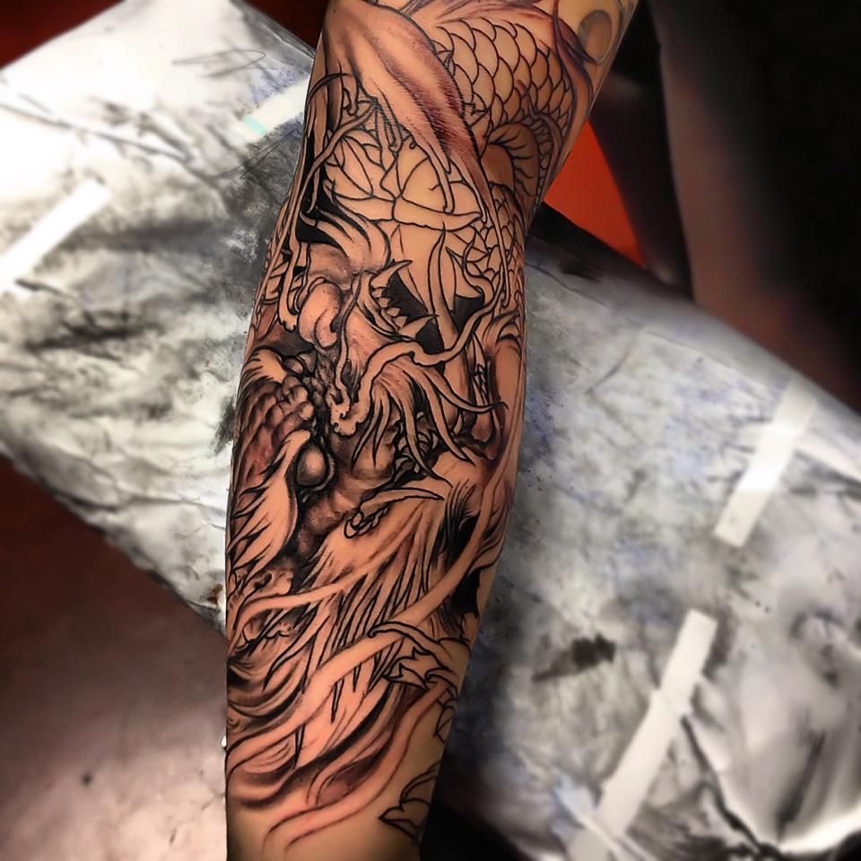 popular Asian tattoos for men trends